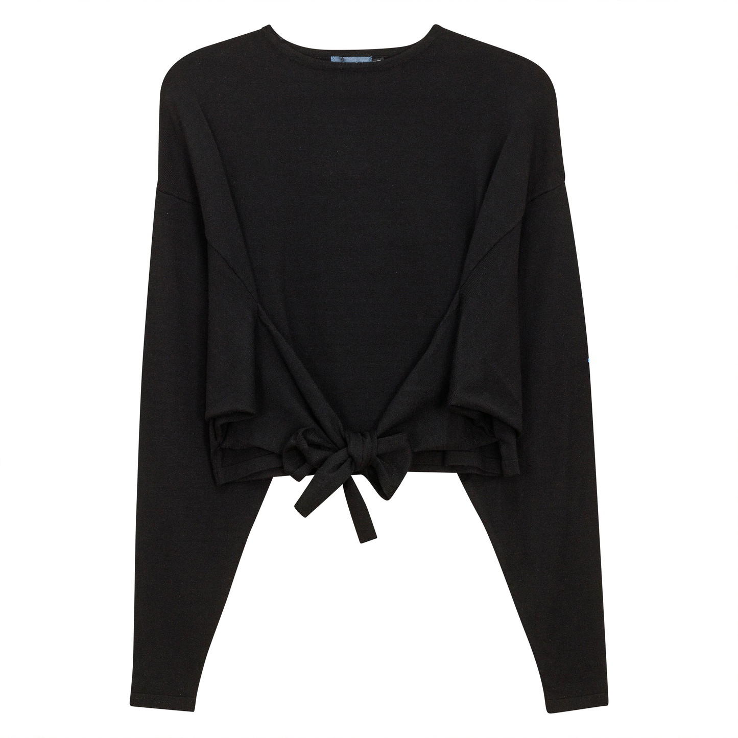 Knitted Crop Top Black