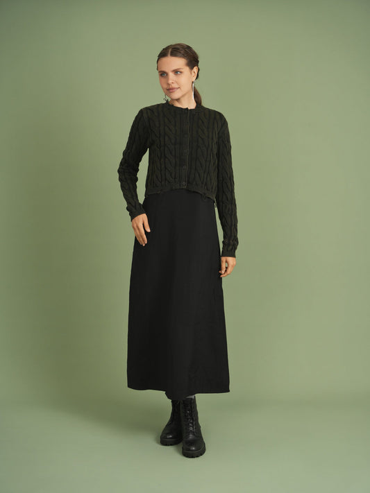 Distressed Knit Cardigan