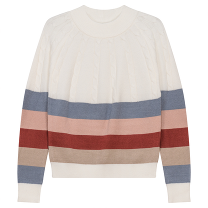Multi Color Striped Sweater Multi