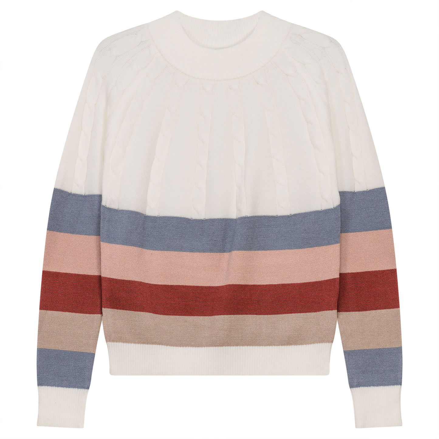Multi Color Striped Sweater Multi
