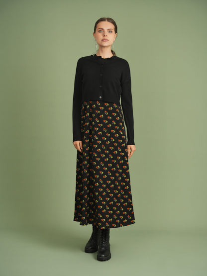 Crepe Jumper and Cardigan Set