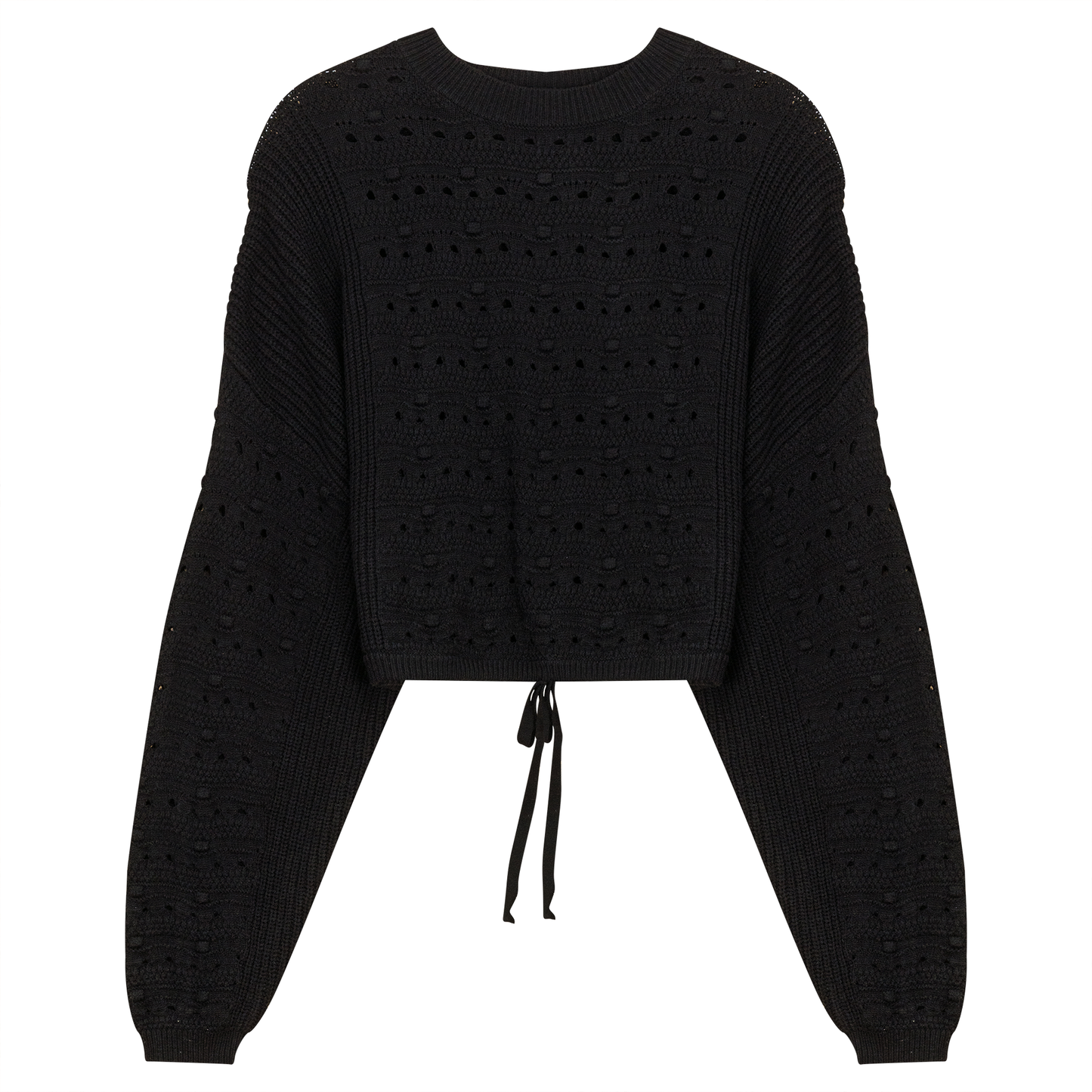 Chunky Loose Sweater Black