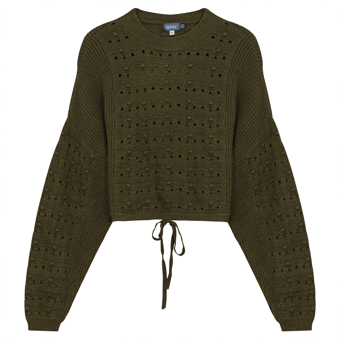 Chunky Loose Sweater Olive