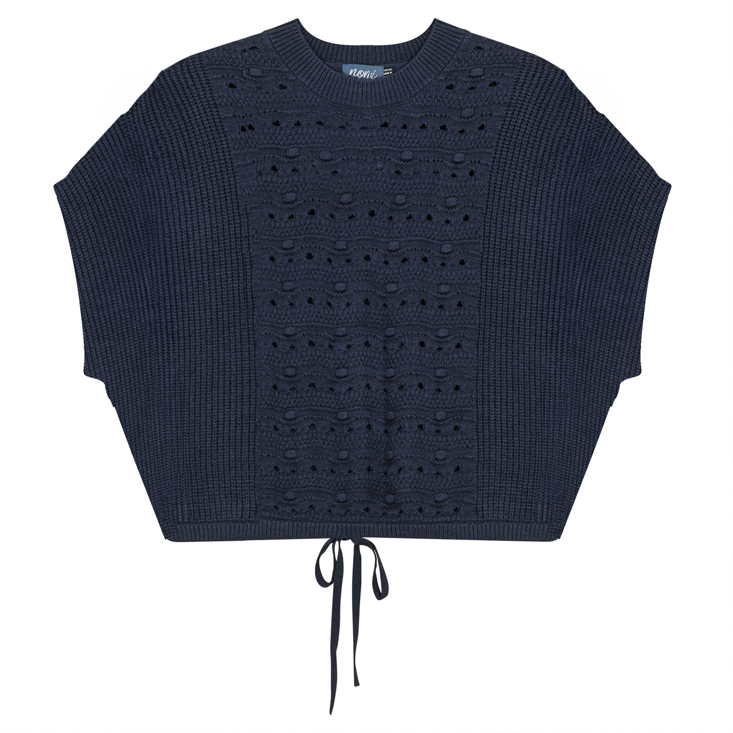 Chunky Loose Vest Midnight Blue