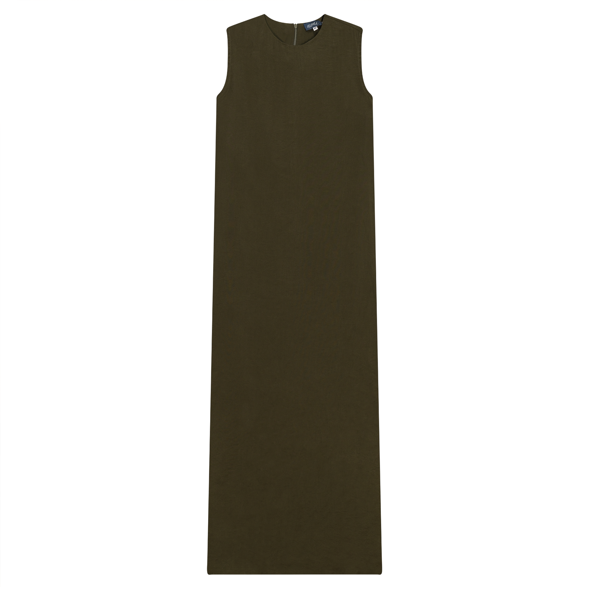 V-Neck Suede Jumper Olive