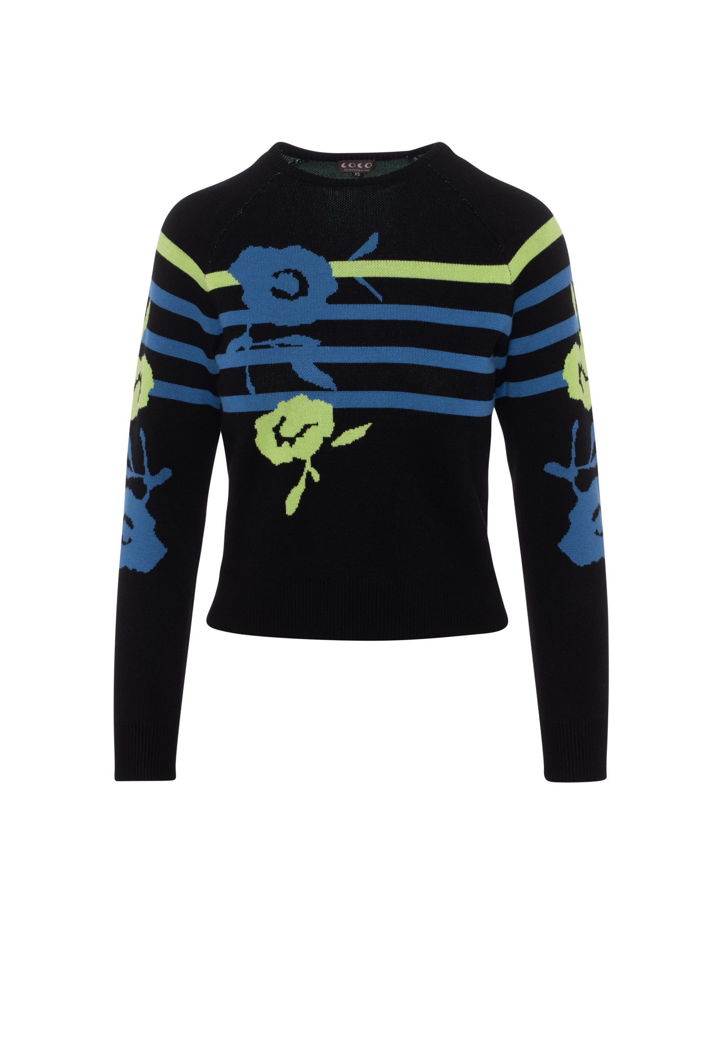 Striped knit Sweater Black