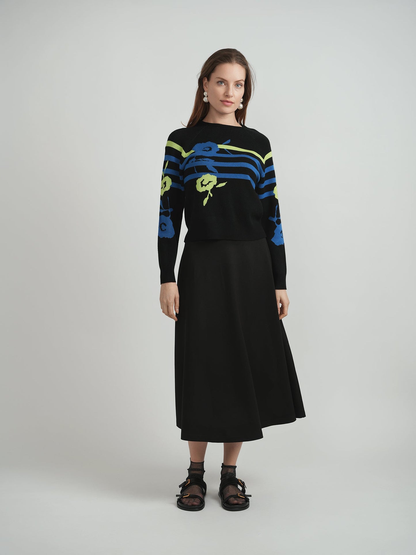 Striped knit Sweater