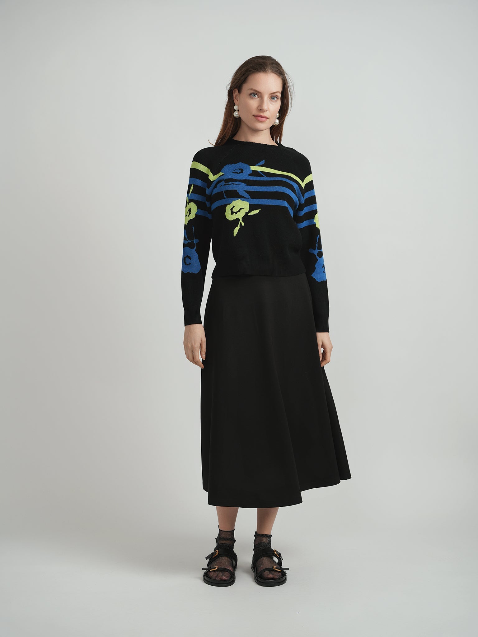 Striped knit Sweater