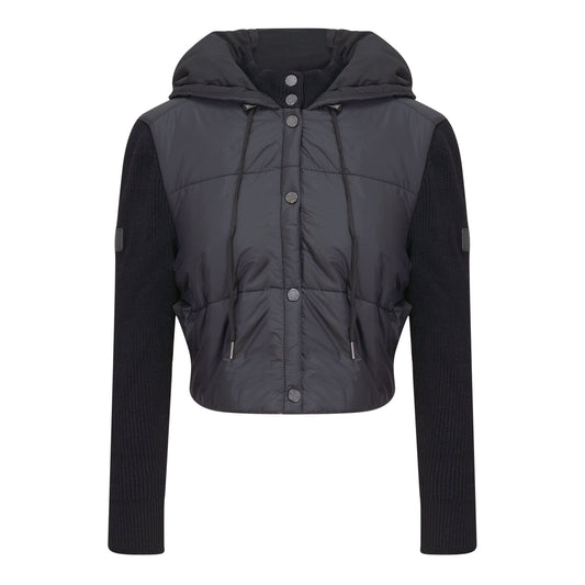 Quilted Sweater Combo Jacket