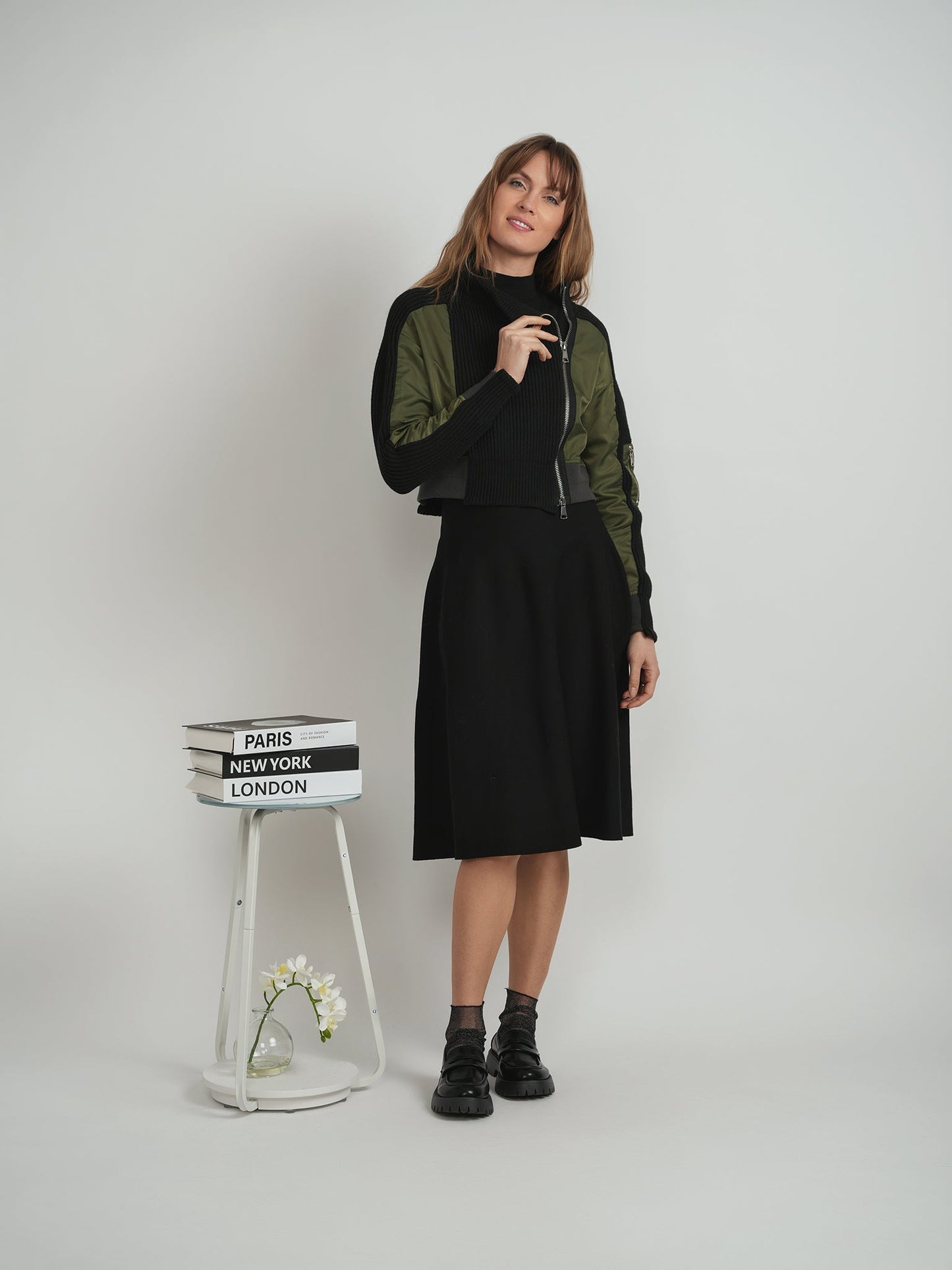 Heavy Knit Sweater Jacket