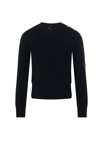 Sweatshirt Rib Combo Black
