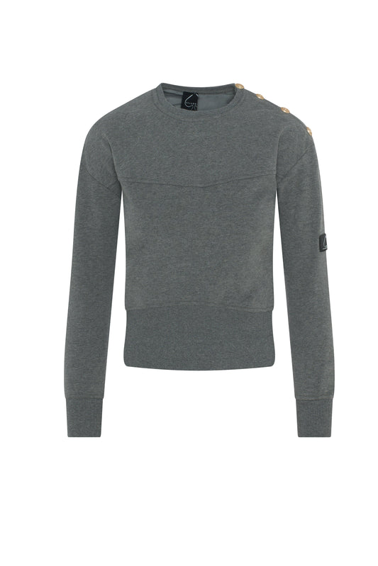 Sweatshirt Rib Combo Medium Grey Mix