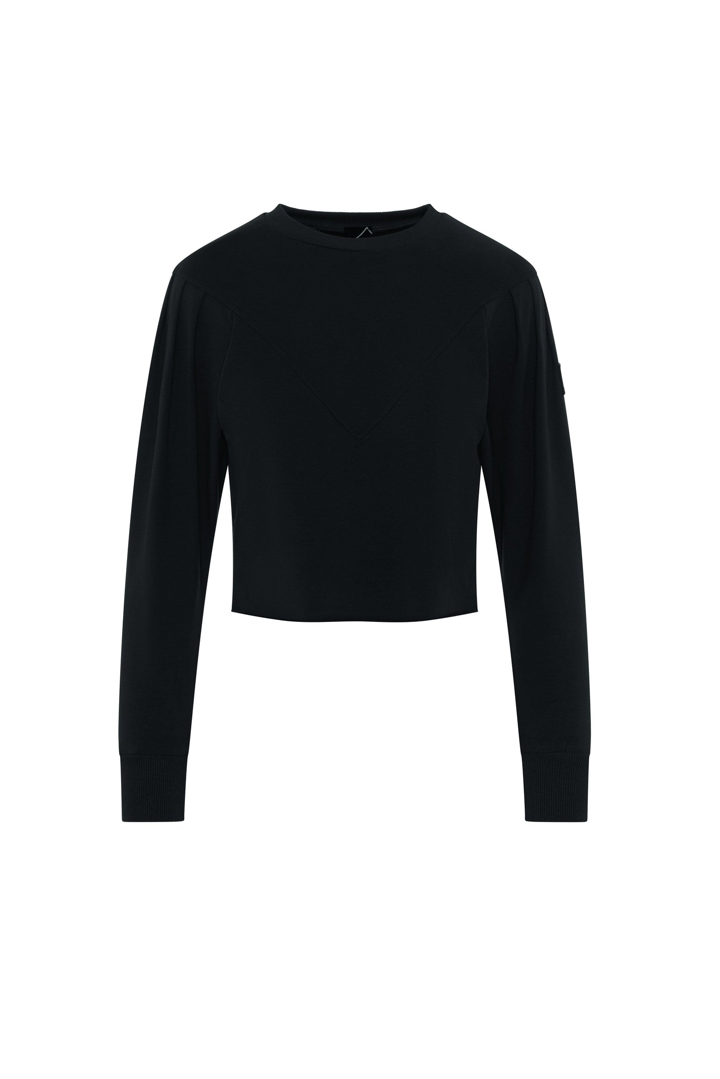Vneck Sweatshirt Black