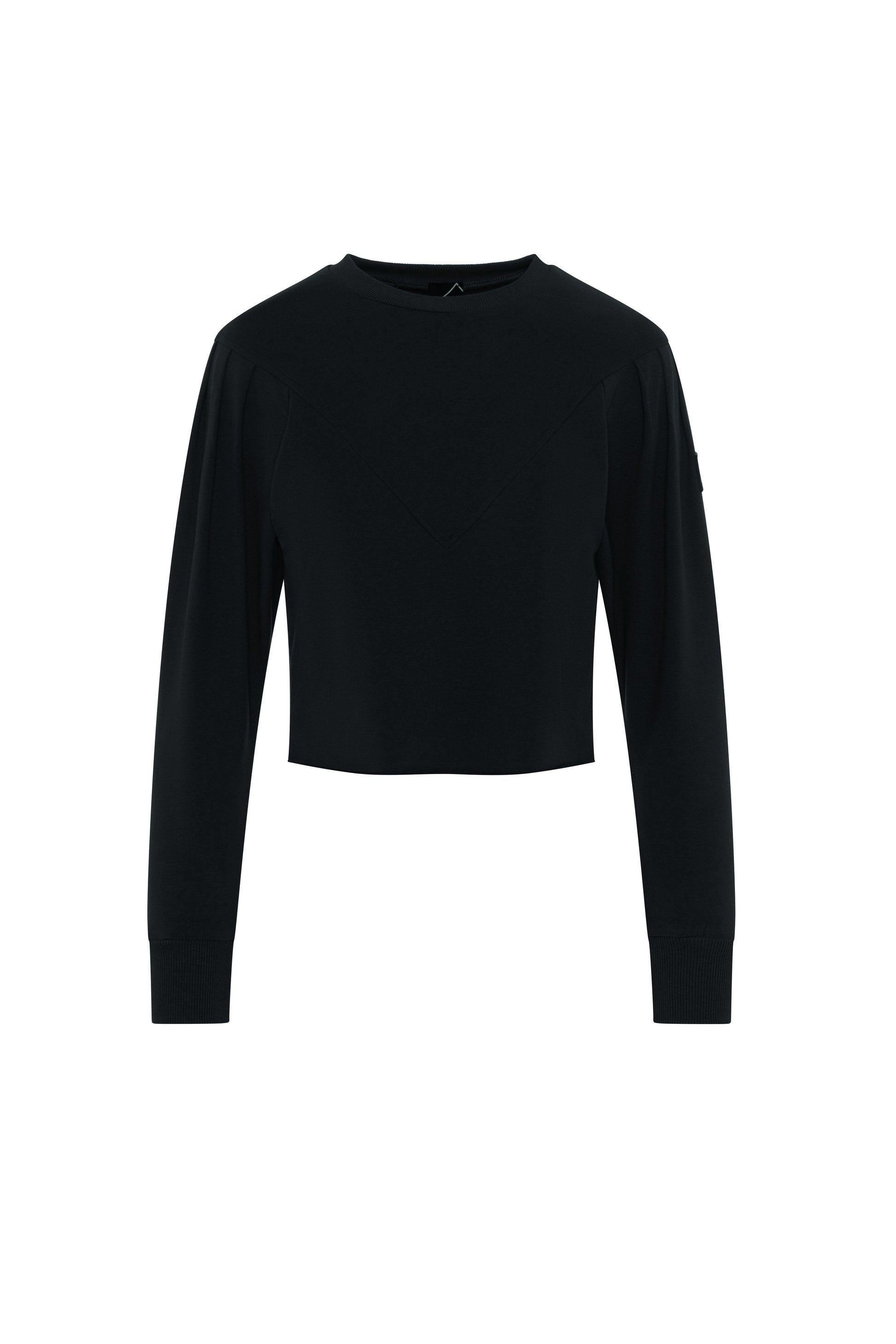 Vneck Sweatshirt Black