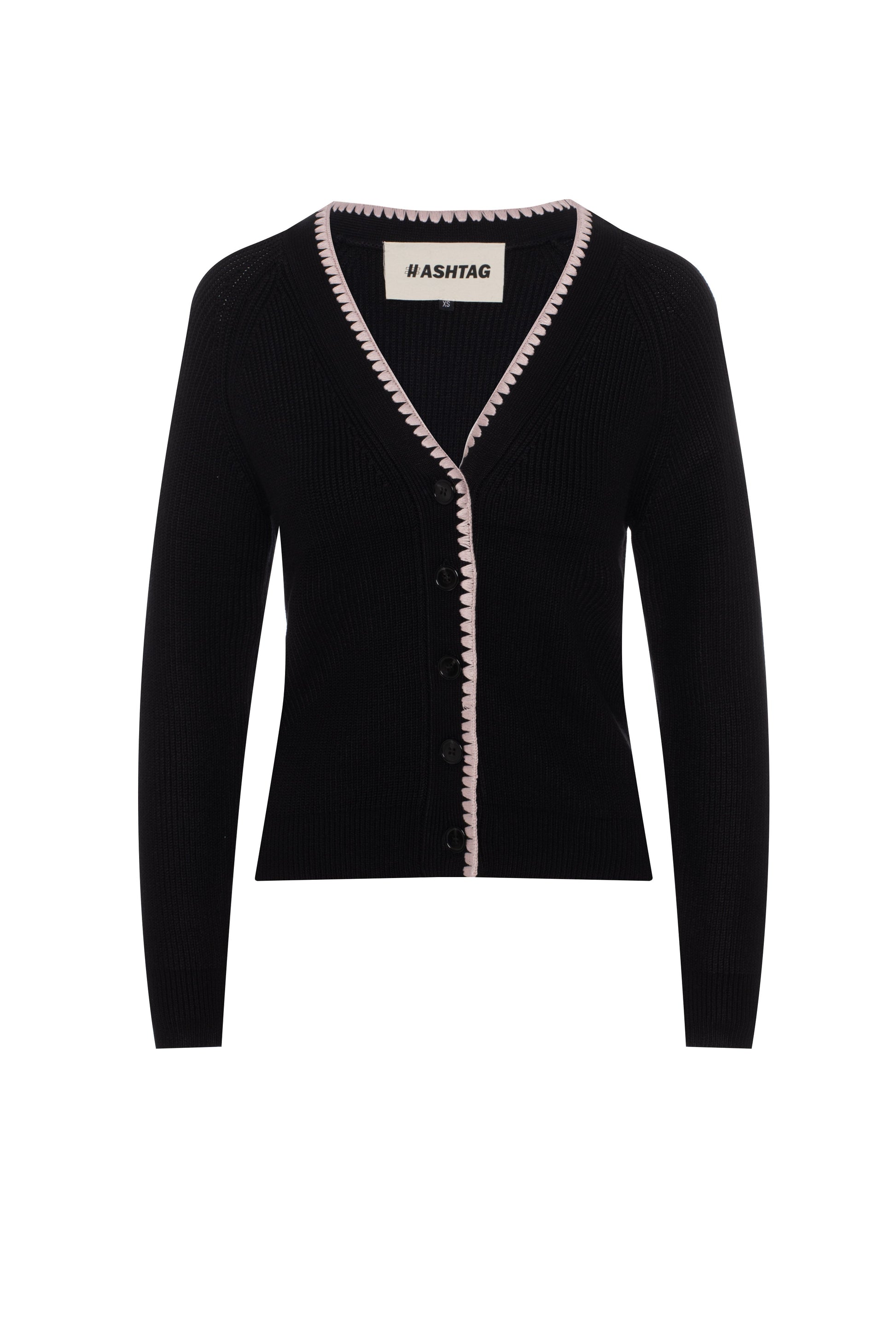 Chenille Cardigan Black