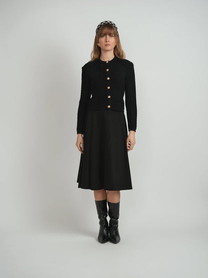 Crochet Knit Short Cardigan