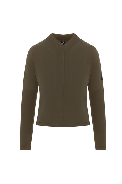 Sweatshirt Rib Combo Dark Olive