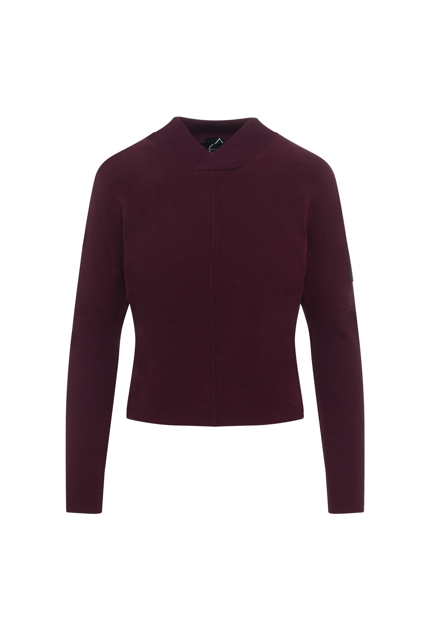 Sweatshirt Rib Combo Dark Wine