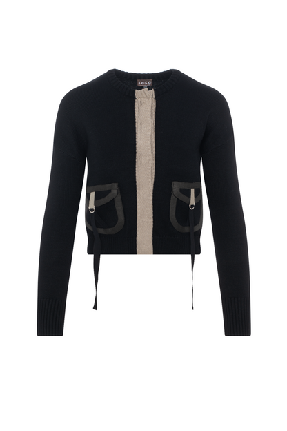 Pocket Sweater Black