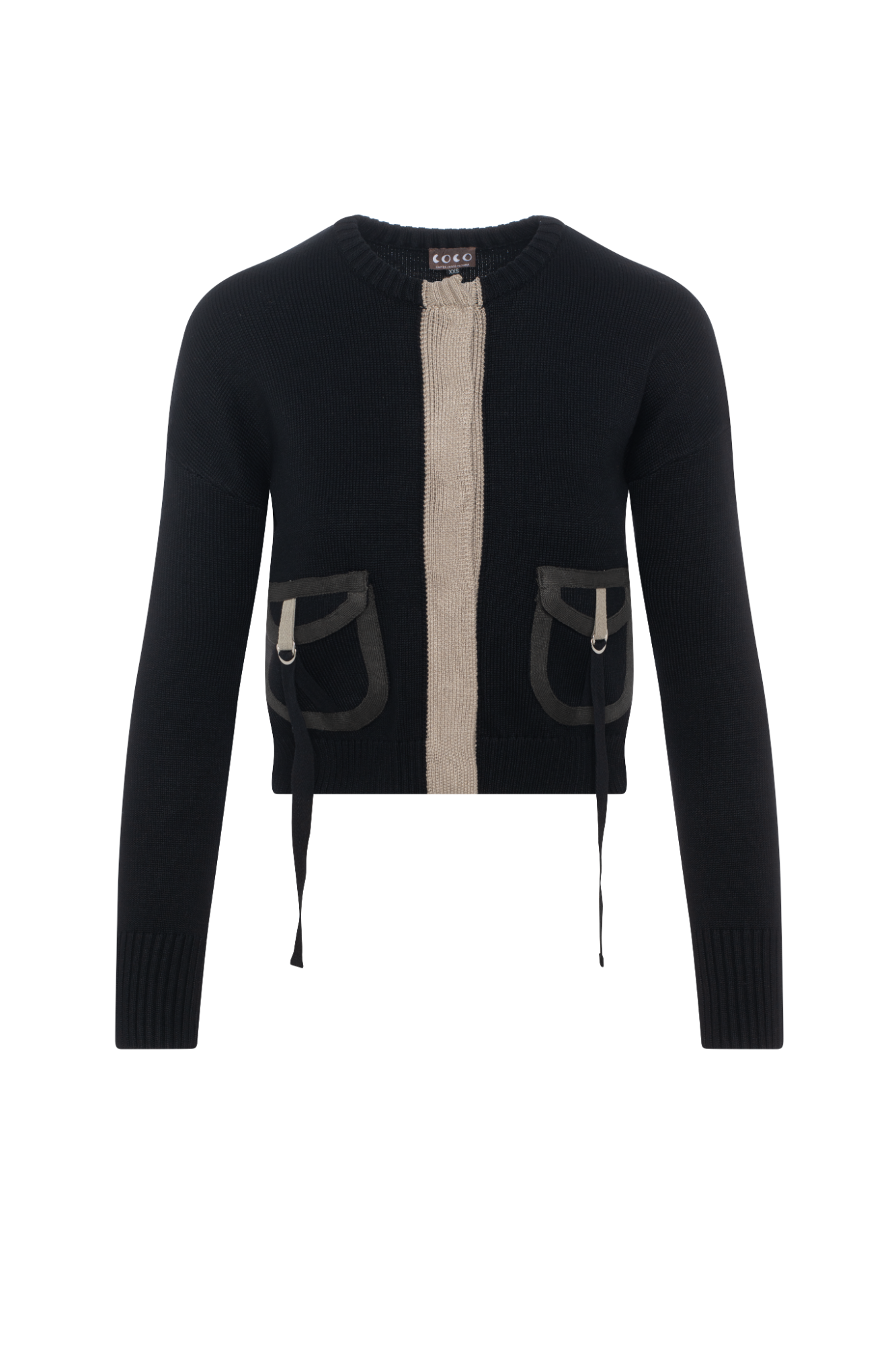 Pocket Sweater Black