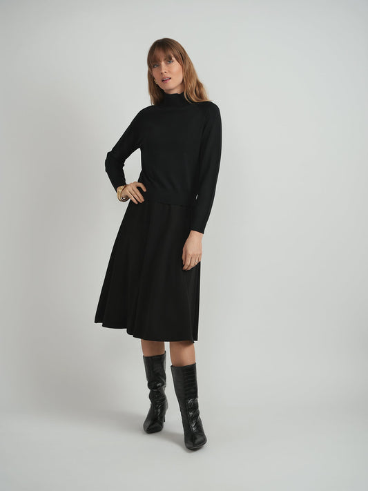 Raglan Sleeves Mock Neck Sweater