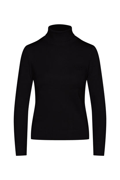 Knit Turtle Neck Black