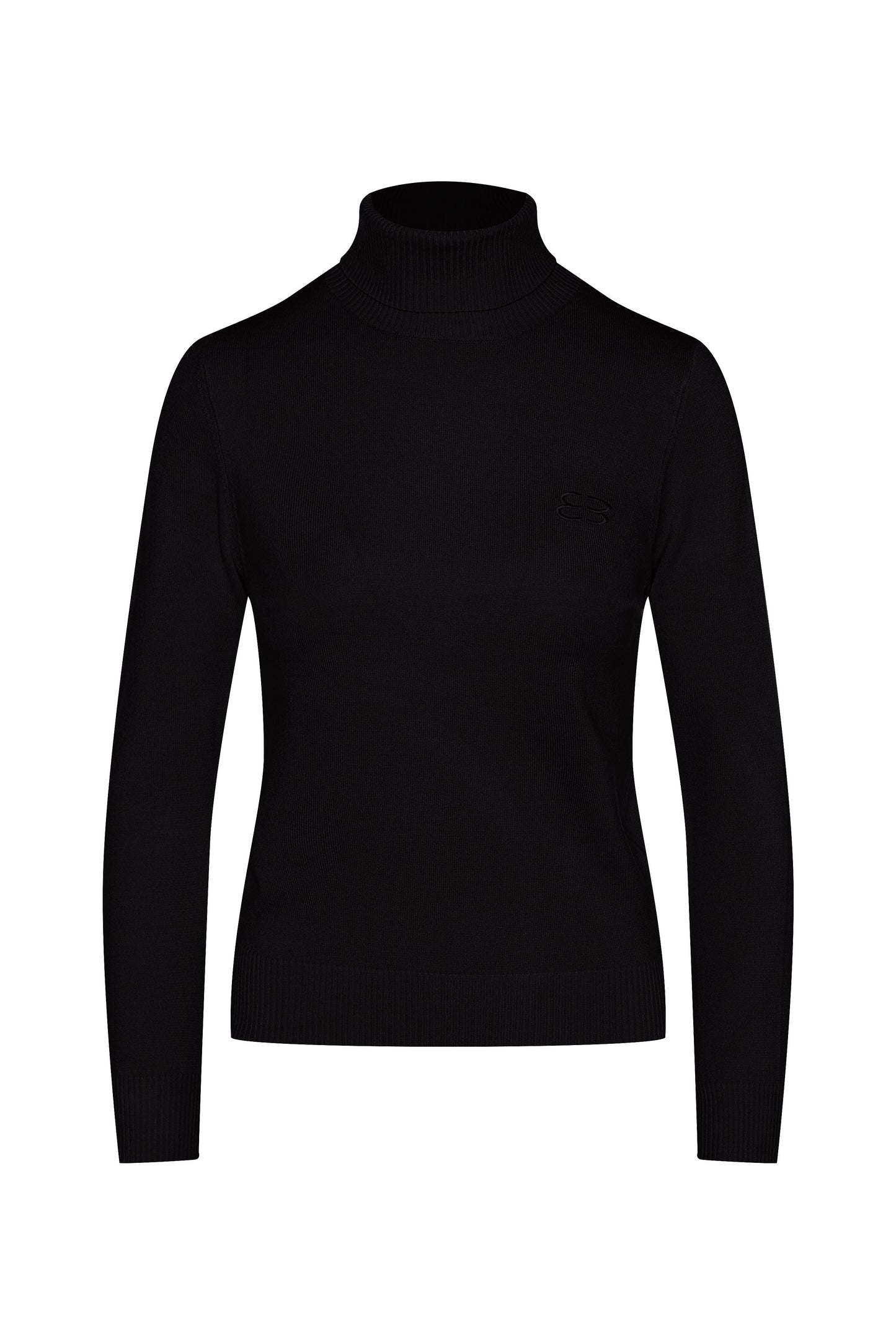 Knit Turtle Neck Black