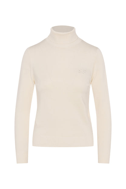 Knit Turtle Neck Cream