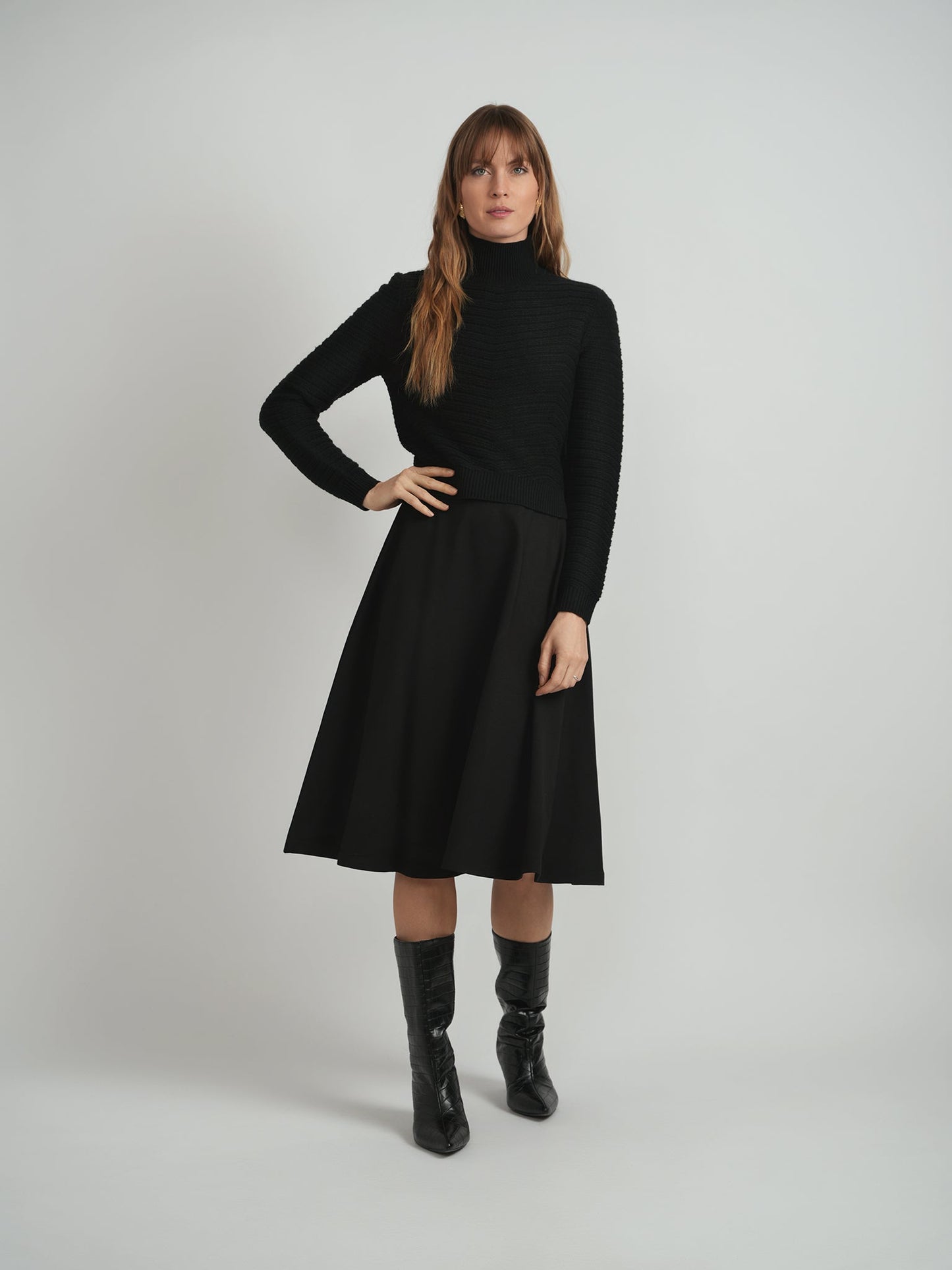 Chevron Knit Sweater