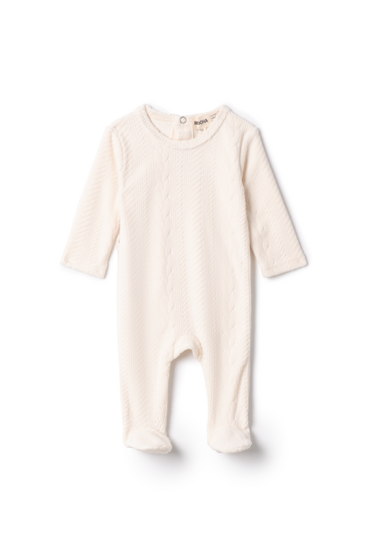 Cable Textured Onesie