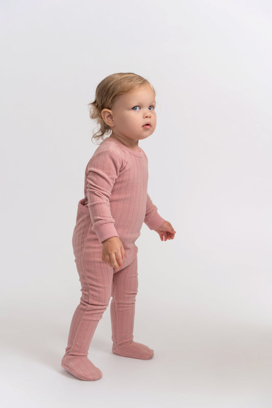 Cable Textured Onesie