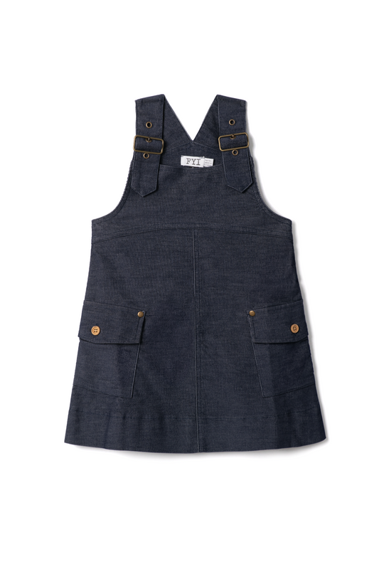 Corduroy A-Line Jumper Navy