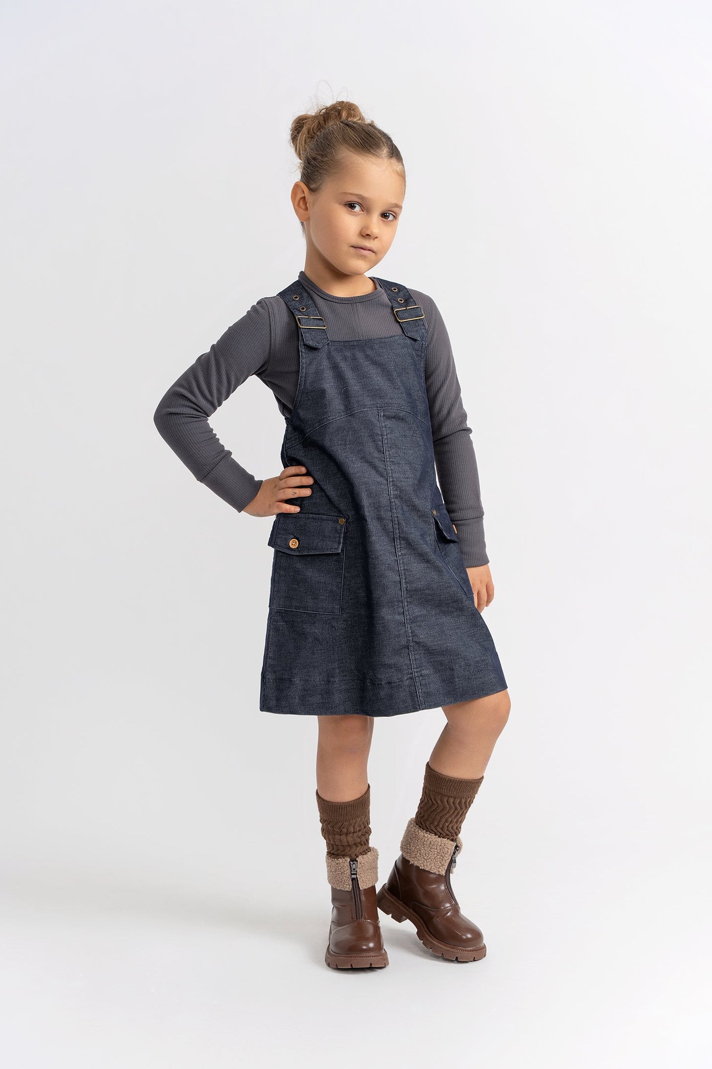 Corduroy A-Line Jumper