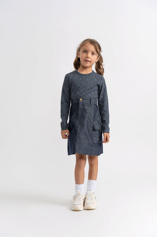 Corduroy A-Line Skirt