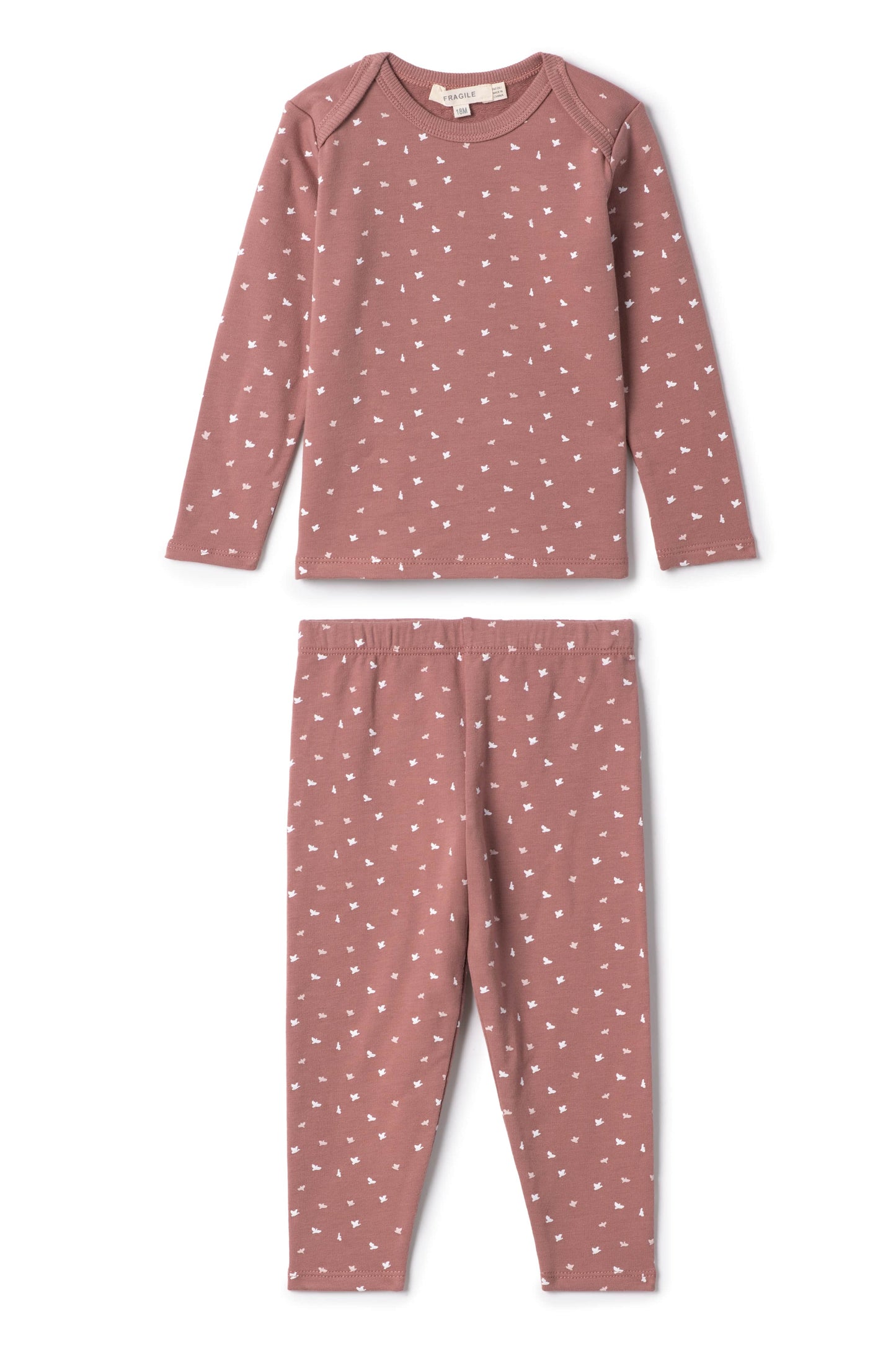 Bird Print 2Pc Set