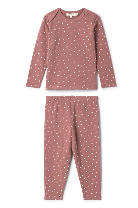 Bird Print 2Pc Set