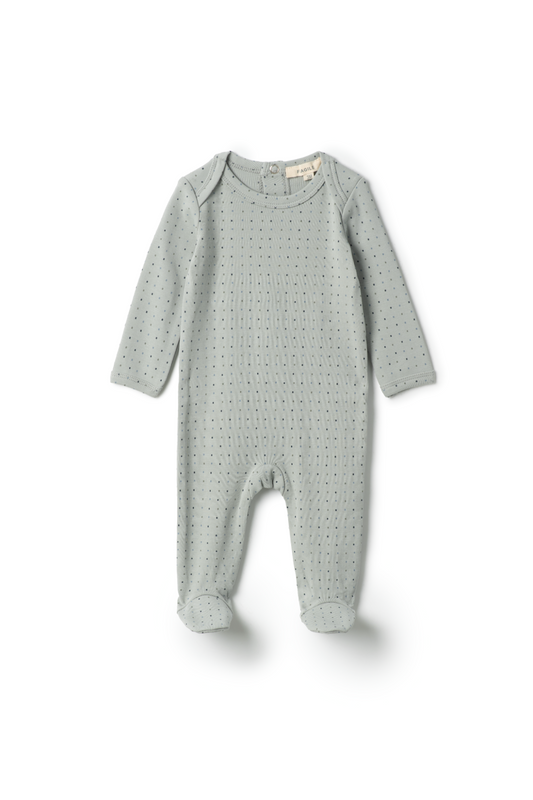 Multi Print Onesie Seafoam 3 Months