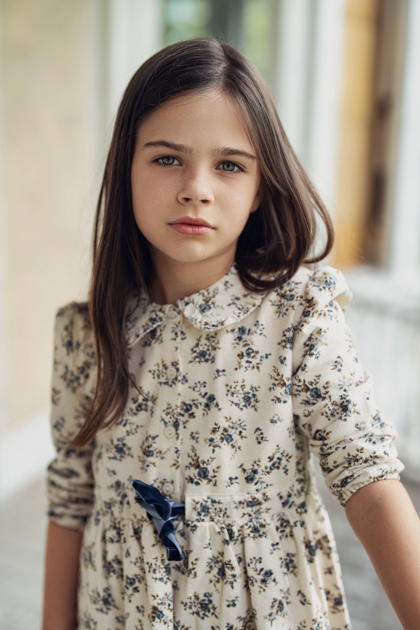 Flower Print Lace Dress