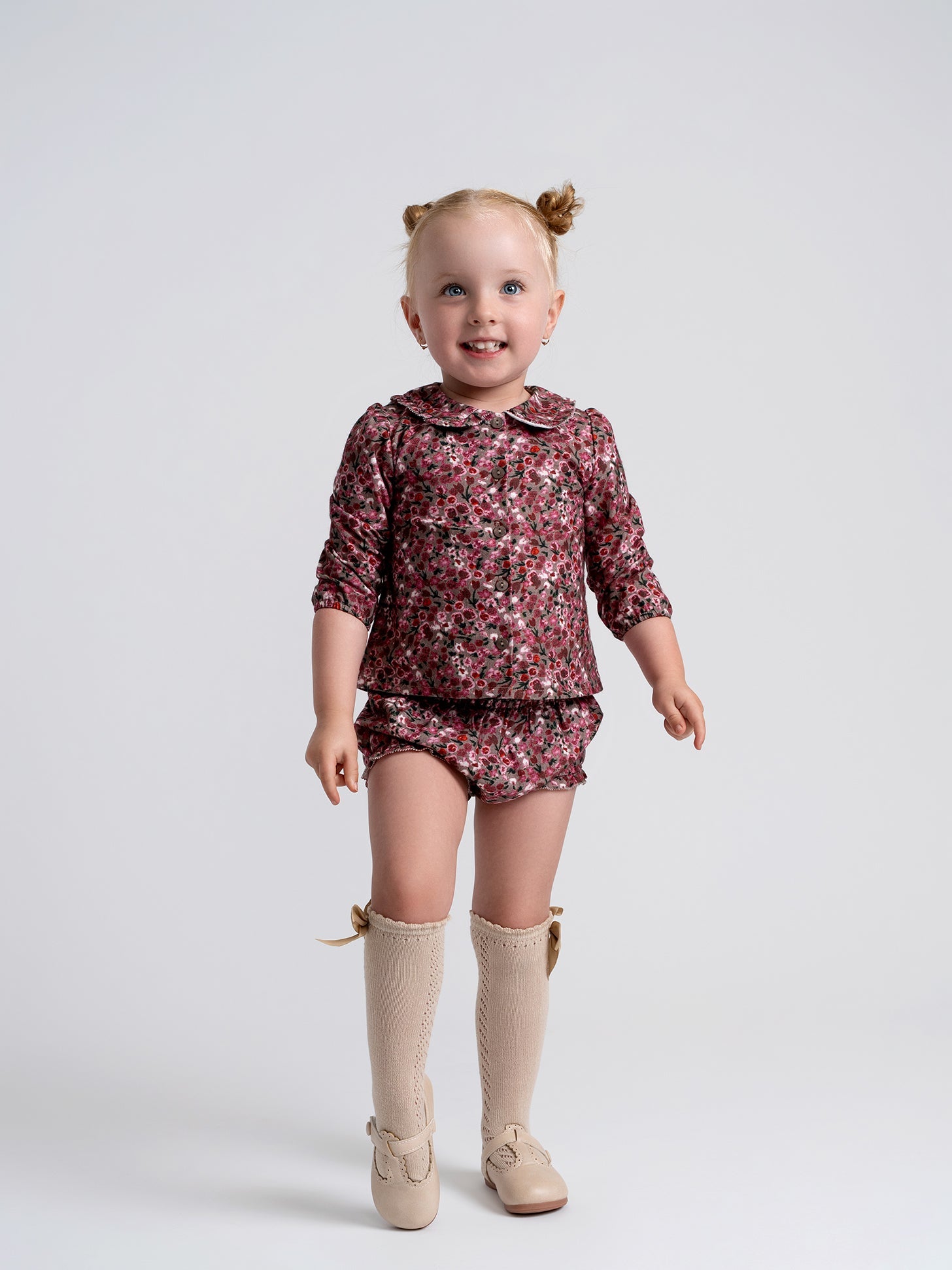 Flower Print Lace Set