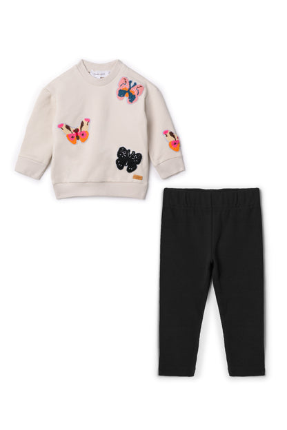 Butterfly Hook Stitch Set Cream