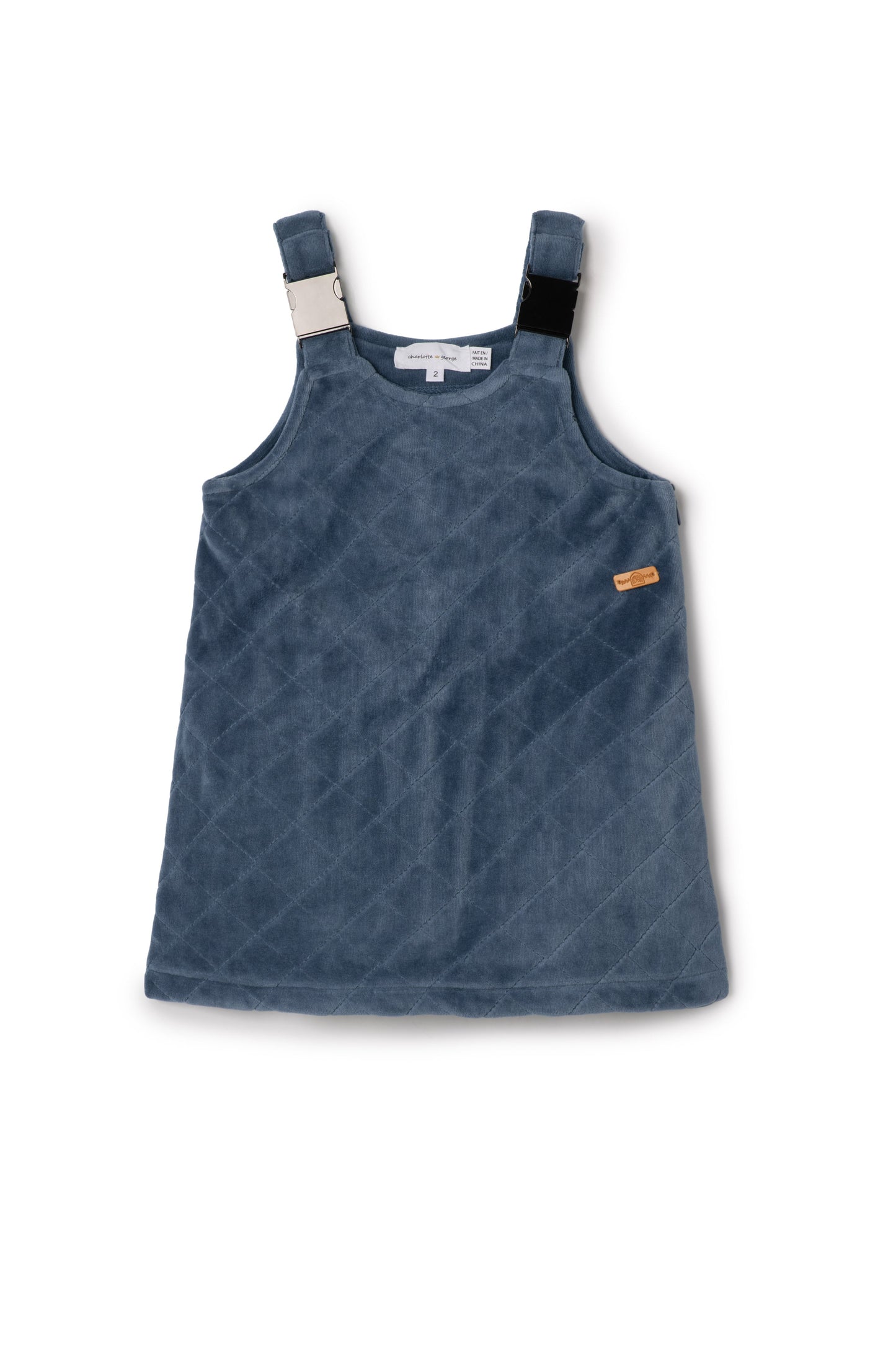 Quilted Velour Jumper Denim