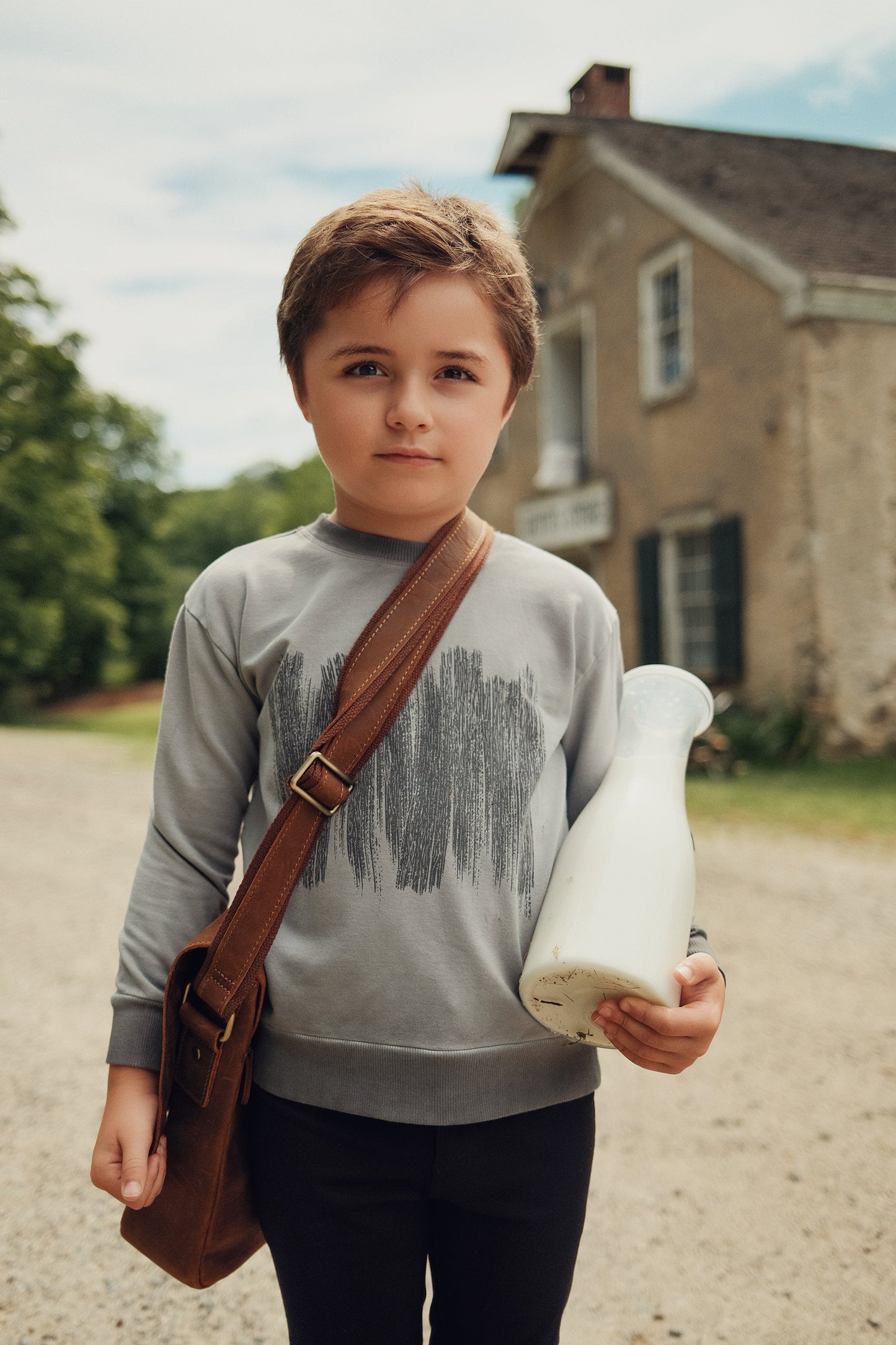 Painted Print Sweatshirt