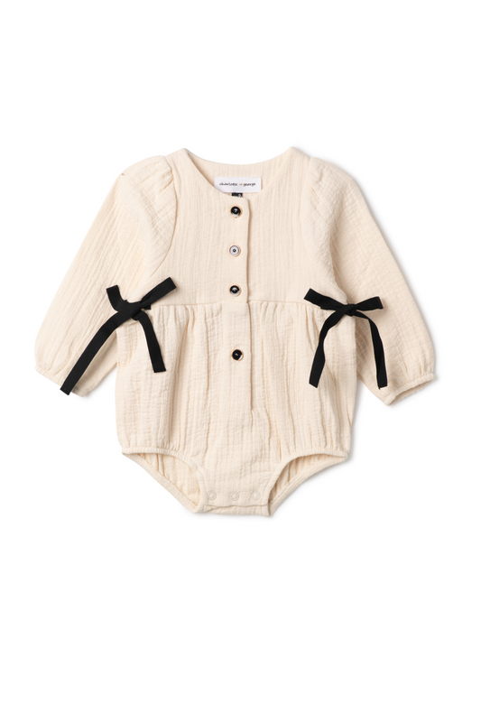 Woven Ribbon Bubble Off White