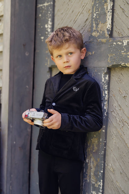 Crest Embroidered Jacket