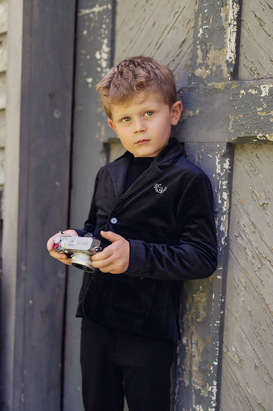 Crest Embroidered Jacket