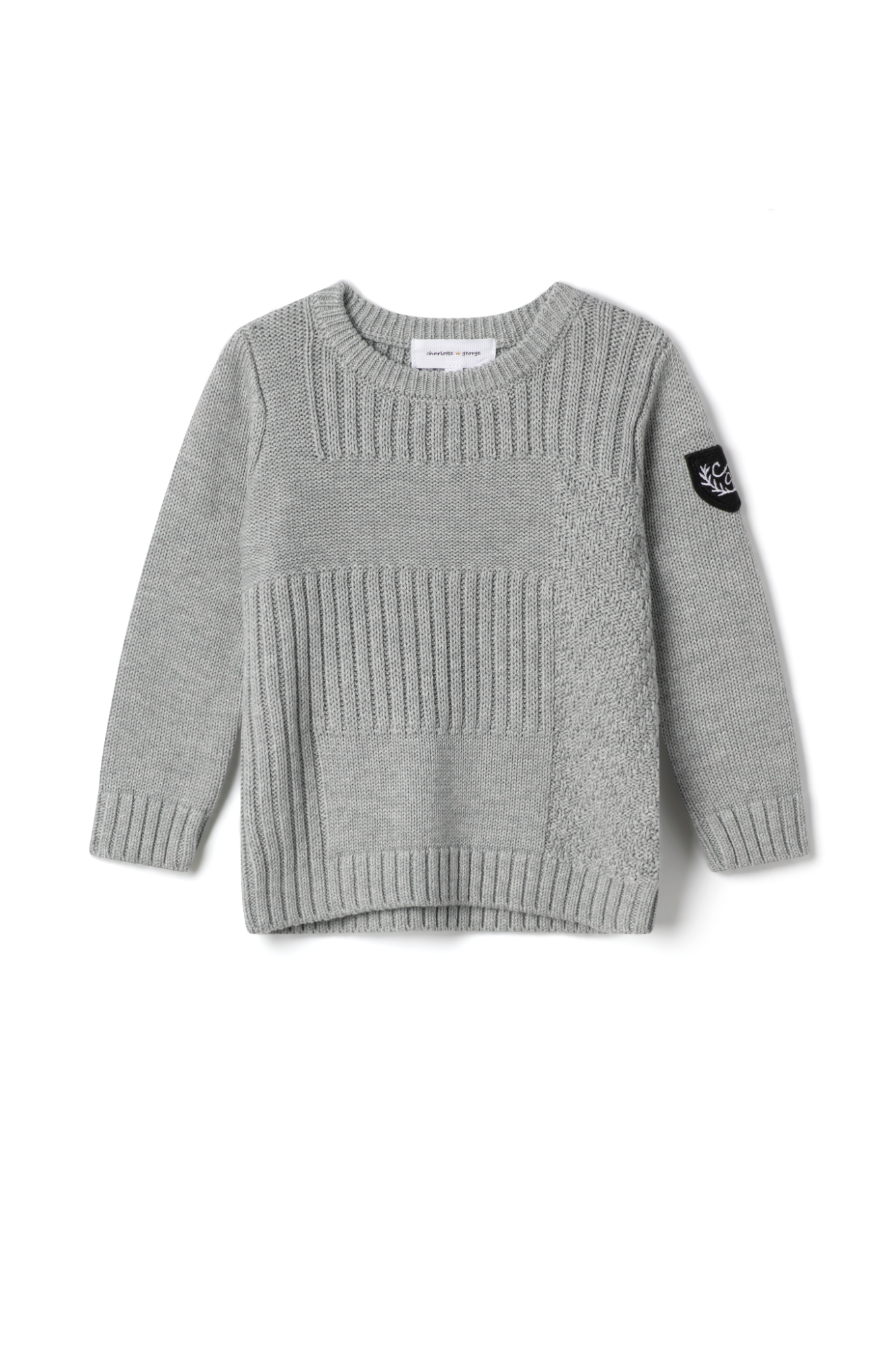 Multi Knit Sweater Grey Mix