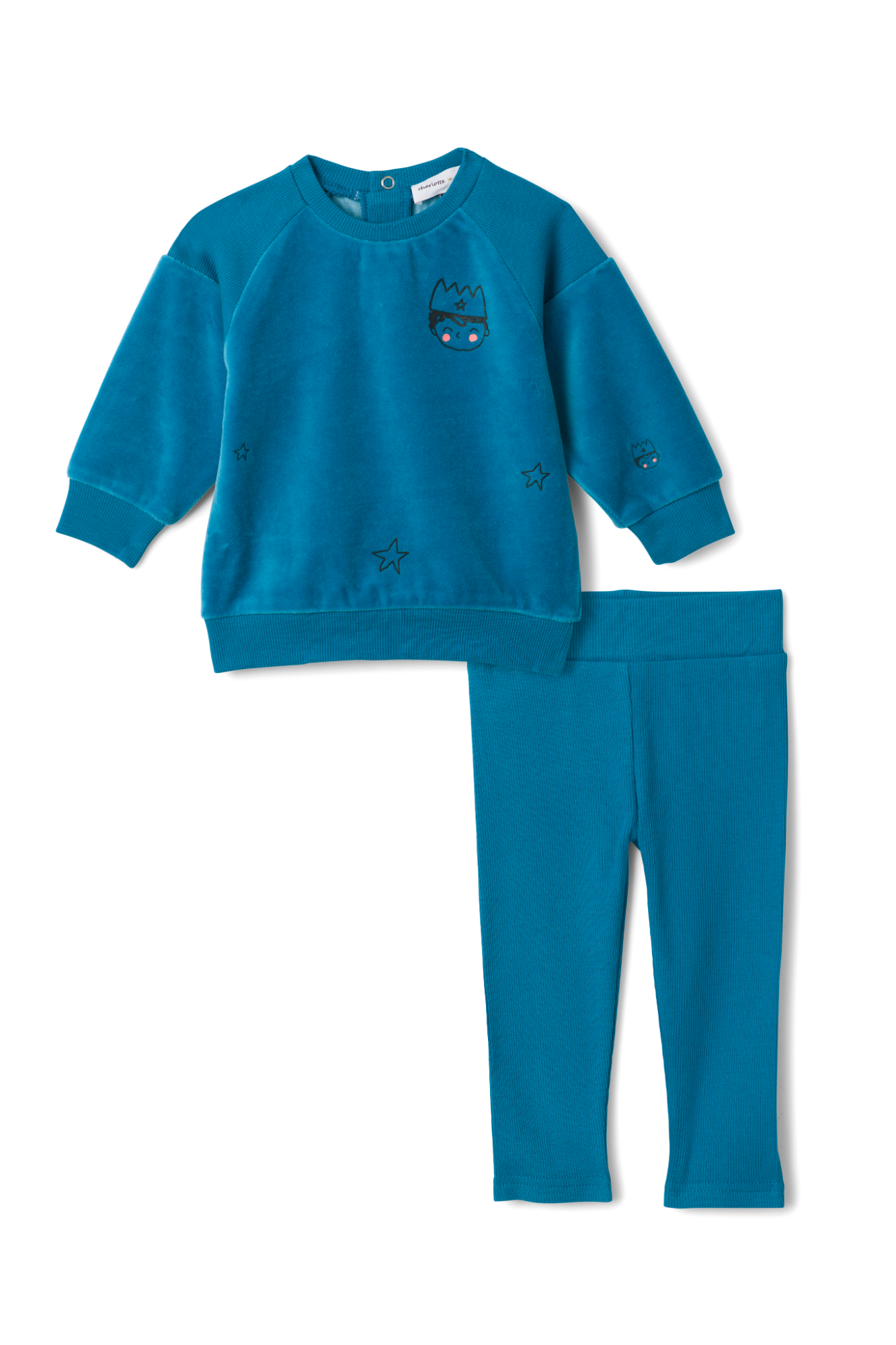 Prince print Set Blue Jay