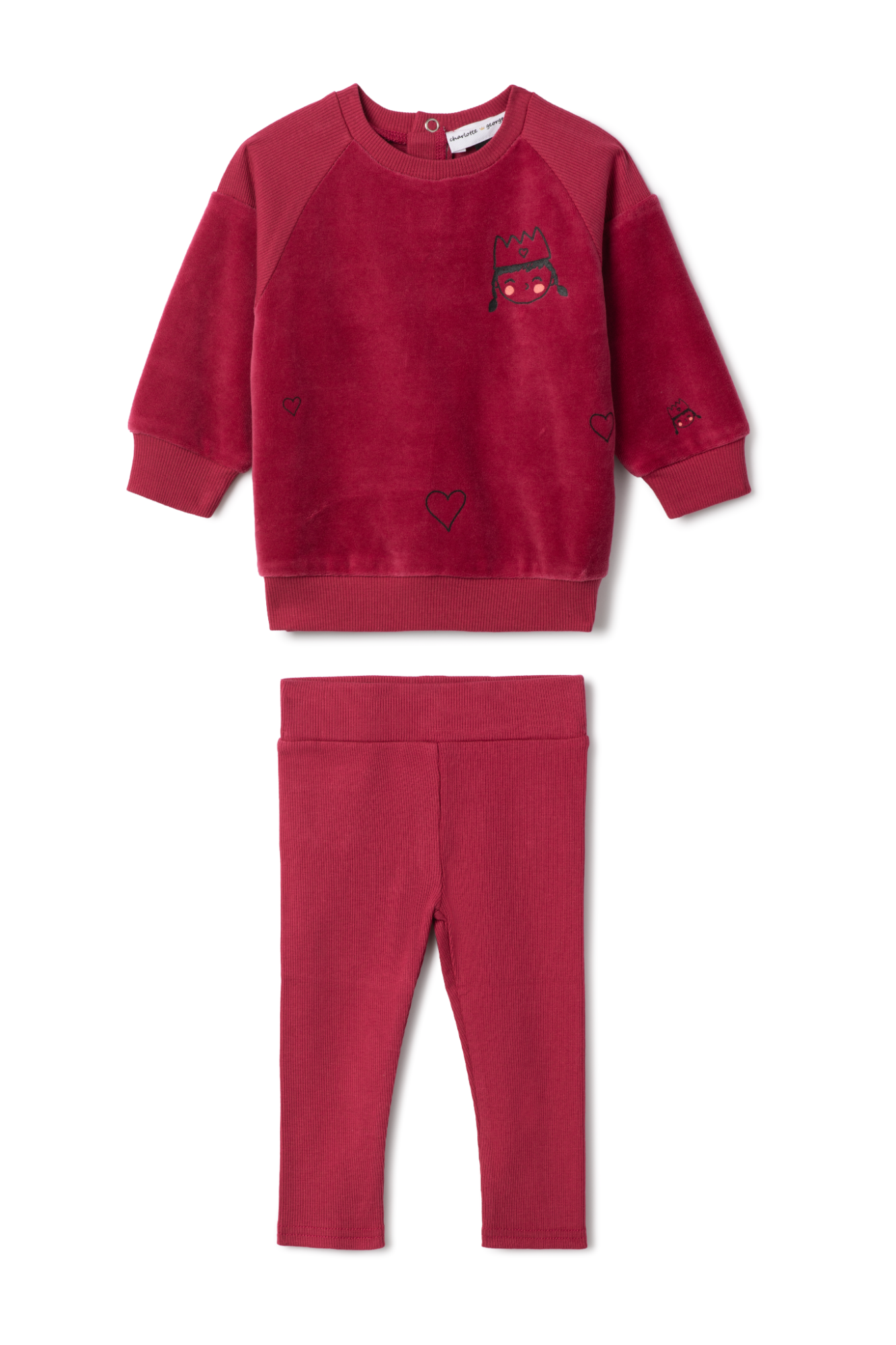 Princess Print Set Berry