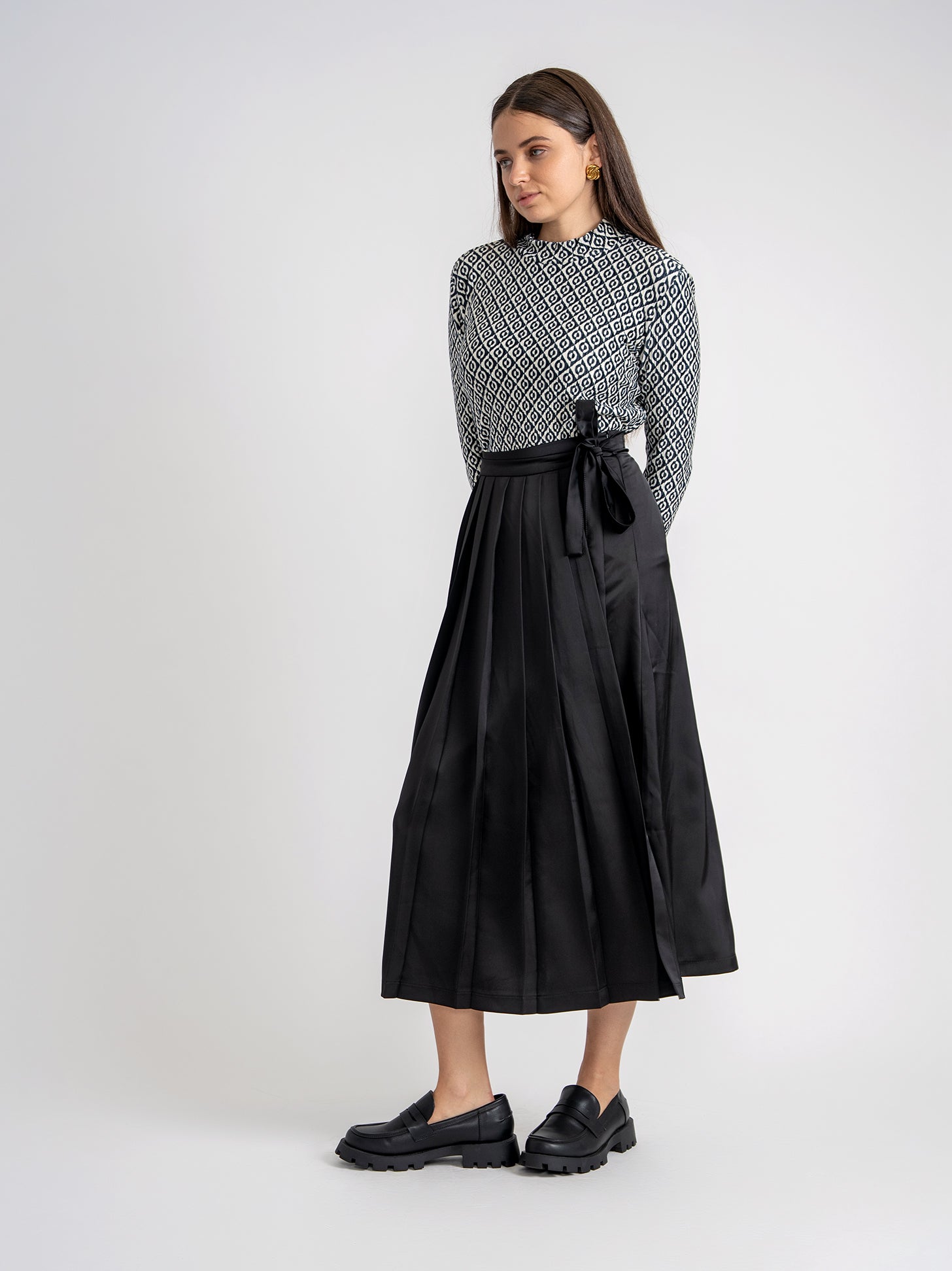 Wrap Midi Skirt