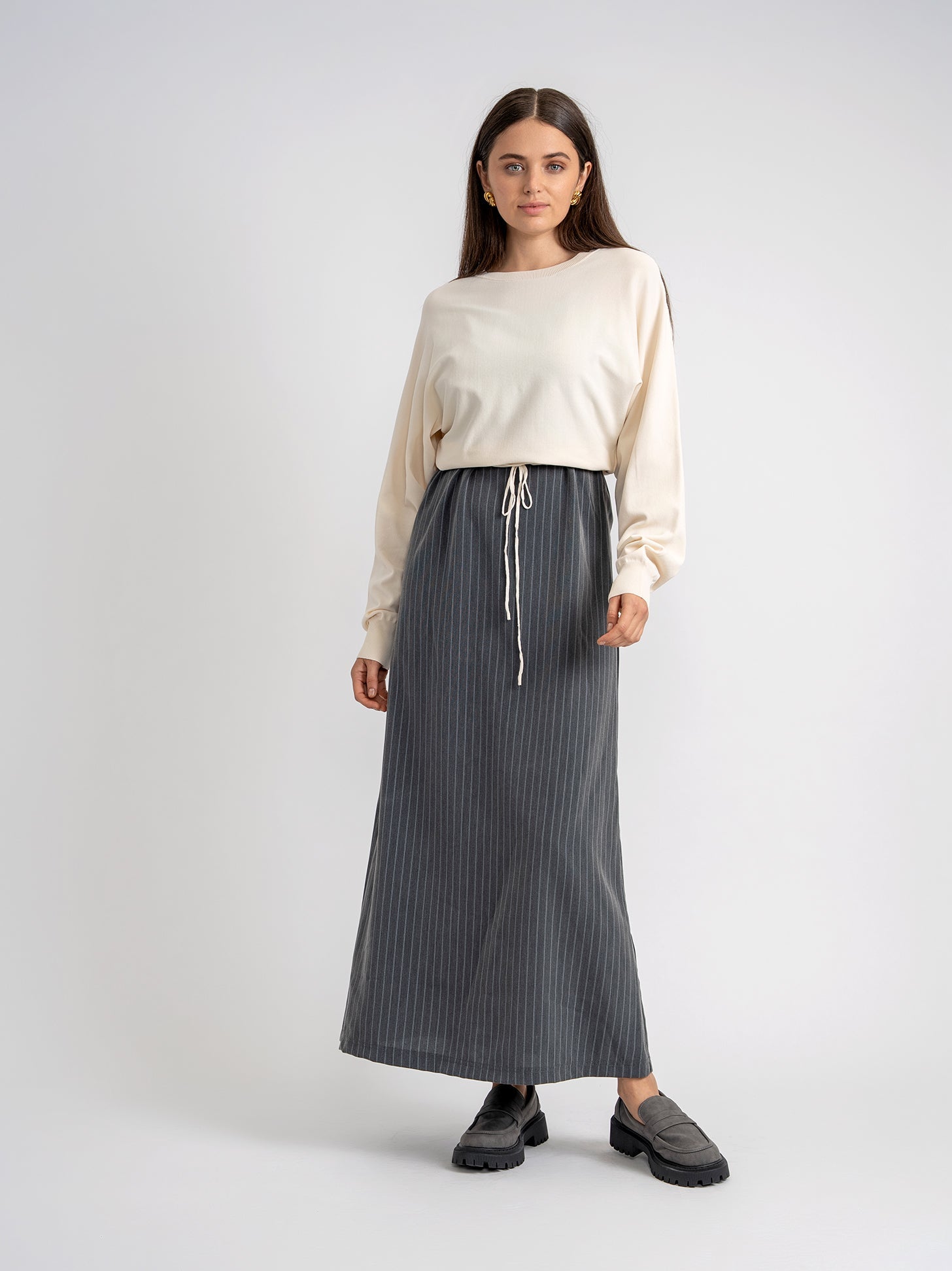 Dolman Crop Knit Top